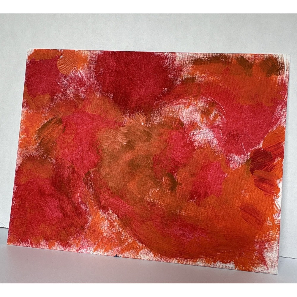 "Rising PAIN to PASSIOn," 2025 Abstract Canvas Painting